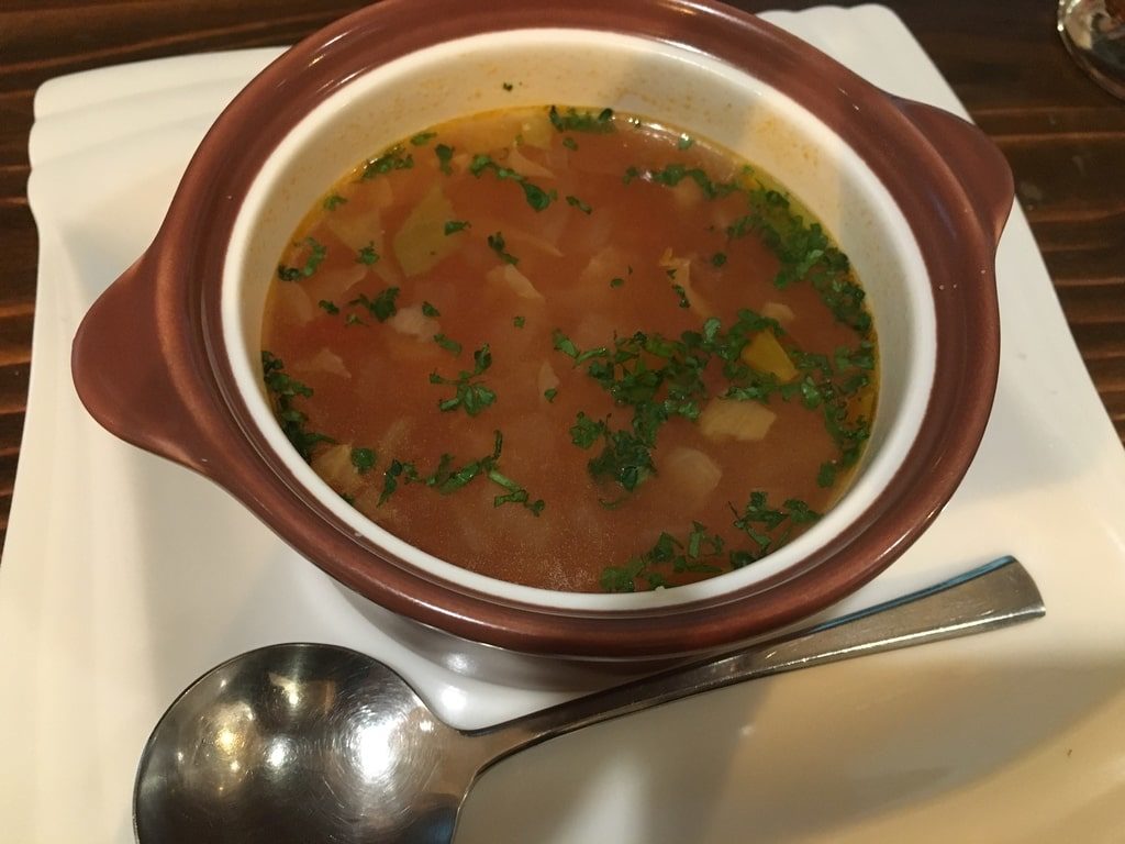 ブラッスリーセレストの本日のスープ