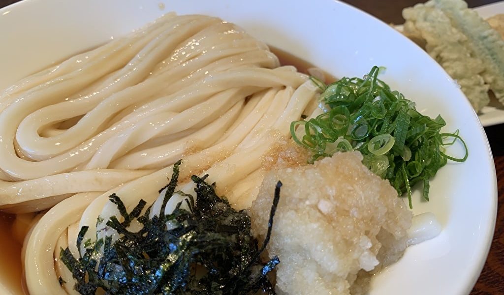 讃岐うどん いってつの淡路鶏のとり天ぶっかけ実食