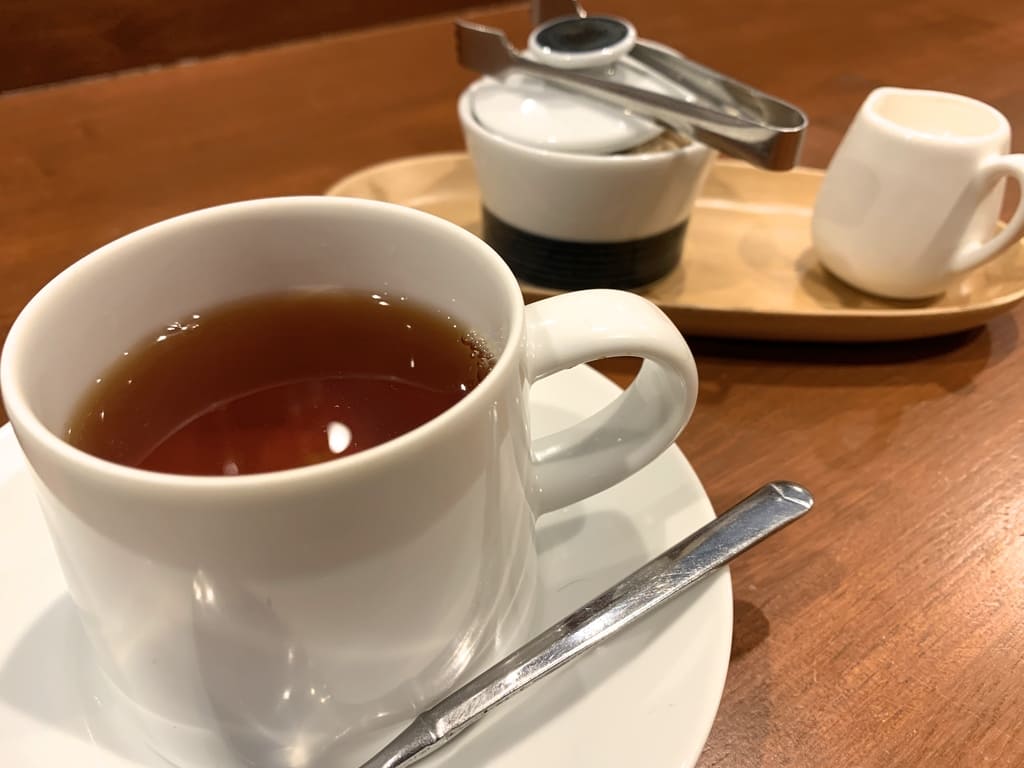 リストランテ野呂の食後の紅茶
