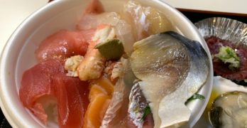 青森魚菜センター2日目のっけ丼近影