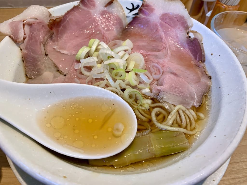 麺屋優光の淡竹スープ