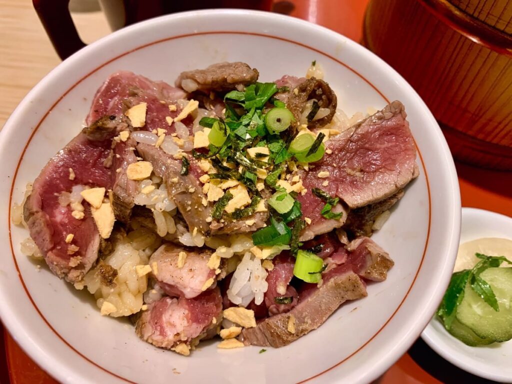 京都牛光の肉まぶし実食4