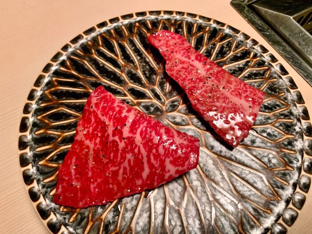 焼肉矢澤京都のリブキャップとカメノコ