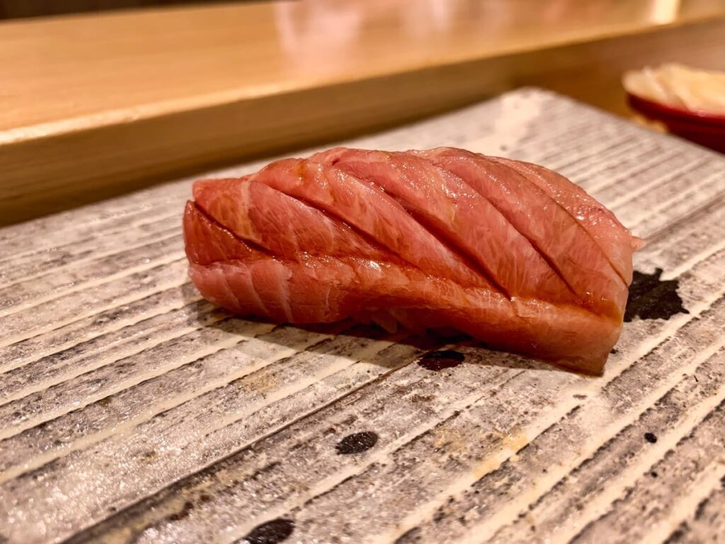 寿司割烹魚紋の本鮪大トロ
