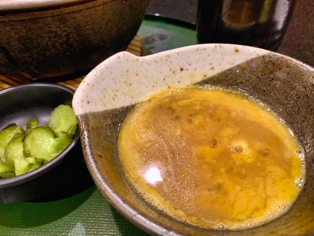 本みやけ 阪急三番街店の牛鍋実食3