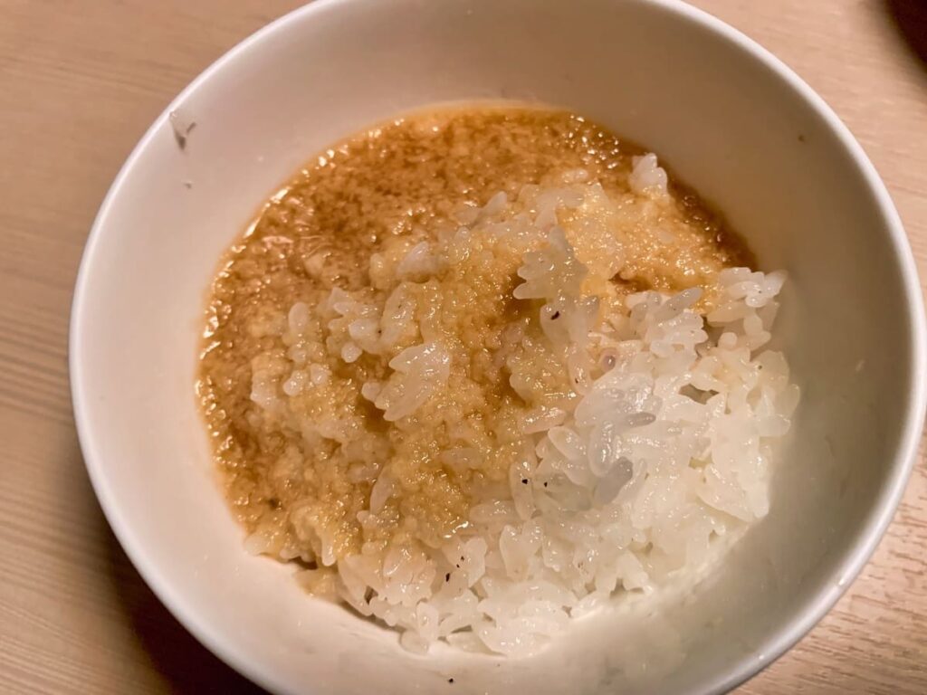 焼肉矢澤京都の卵かけご飯