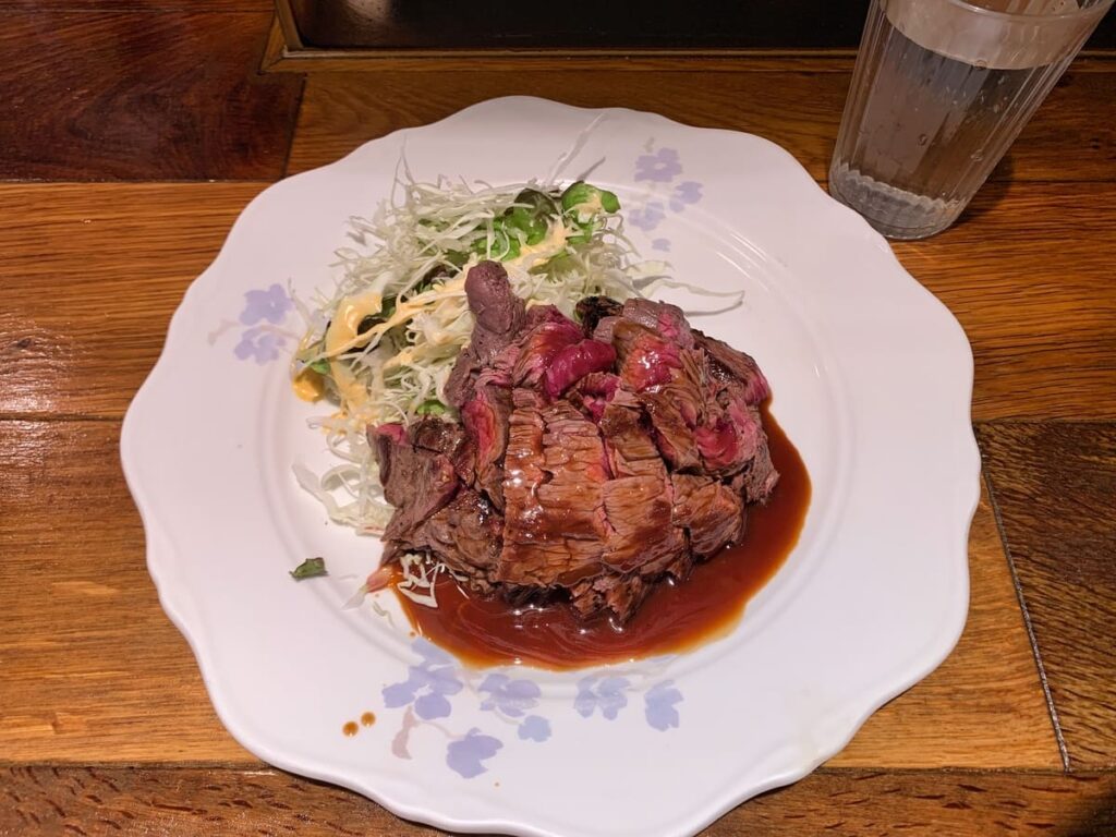 キャトルラパン神戸三宮店のステーキ