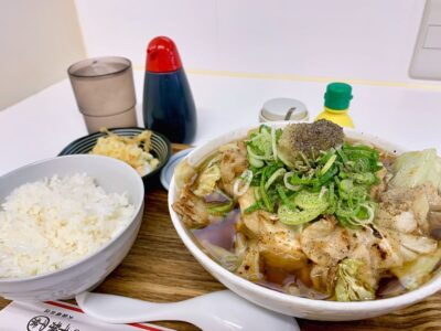ホルモン千葉 大阪梅田店の焼き肉うどんセット2