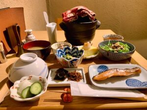 旬菜いまりの京の朝食1