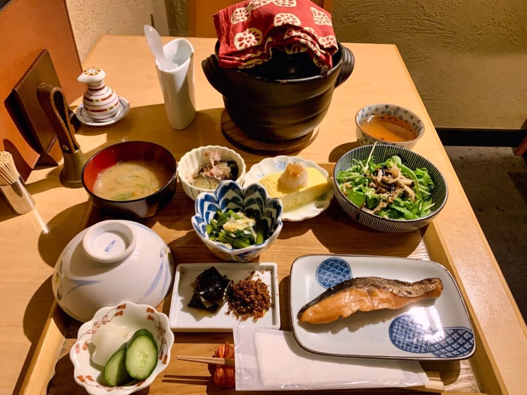 旬菜いまりの京の朝食2