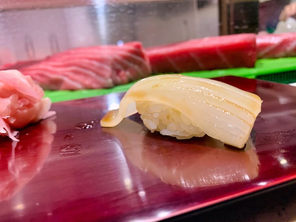 大和寿司の白イカ