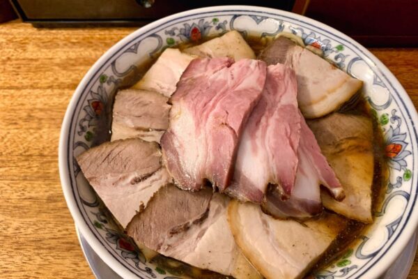 湯の台食堂の肉そば 醤油（大）3