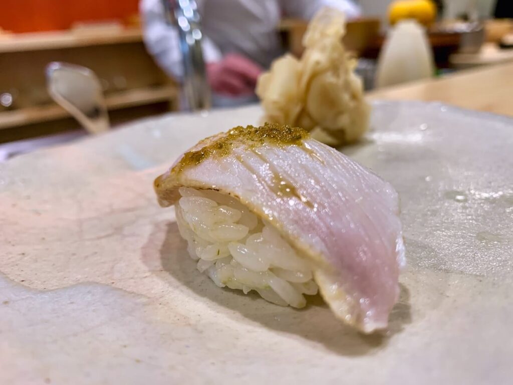 寿司割烹こい勢のイシナギ