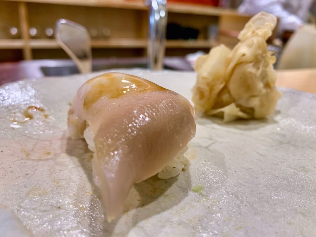 寿司割烹こい勢のホッキ貝
