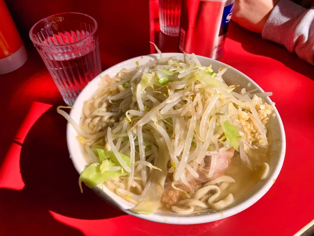 ラーメン二郎 三田本店のラーメン1