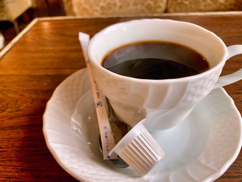 喫茶 翡翠のホットコーヒー