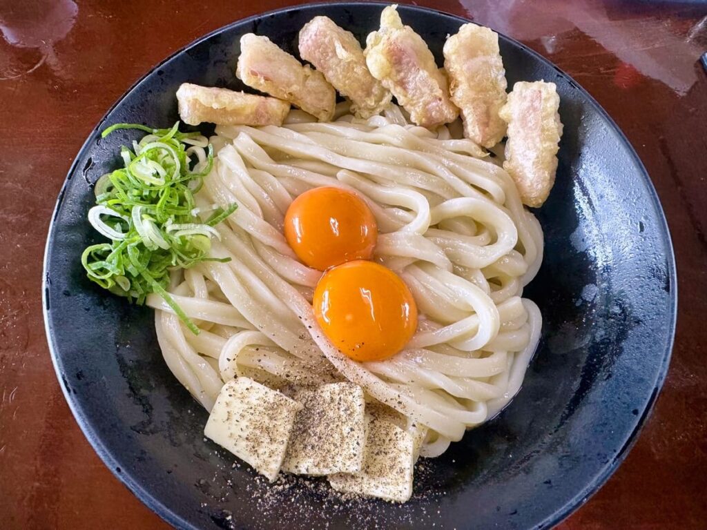 がいな製麺所 加西店のバター釜たま特盛り1
