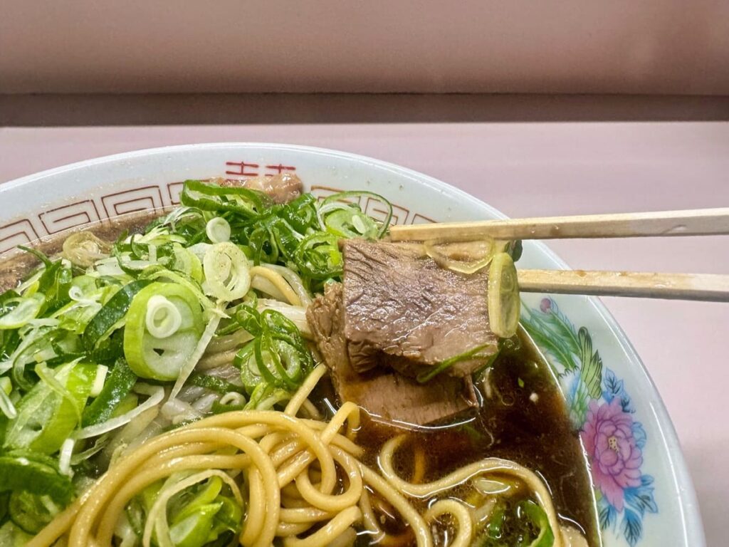 ラーメン親爺のダブルチャーシュー麺 チャーシュー