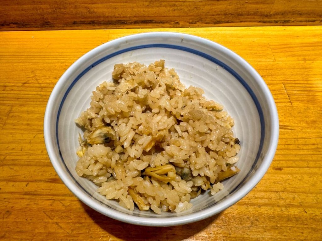 貝だし麺きた田の限定ご飯