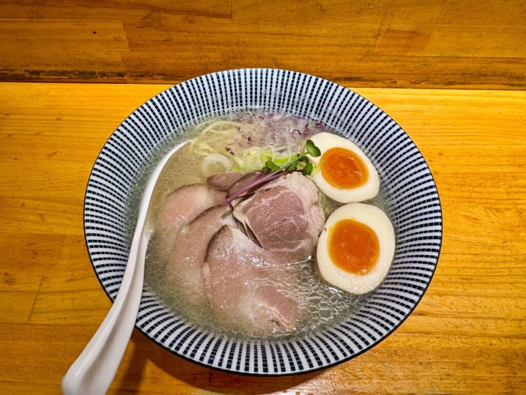 貝だし麺きた田の特製貝だし麺1