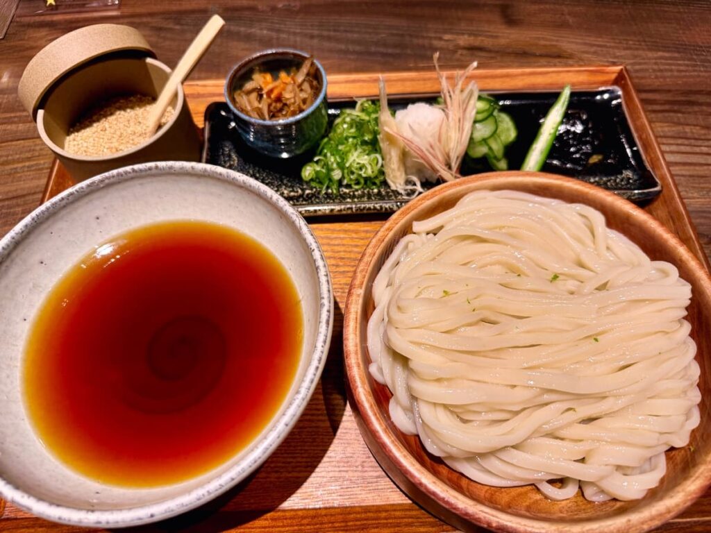 名代おめん 銀閣寺本店の冷やし薬味のおめん1