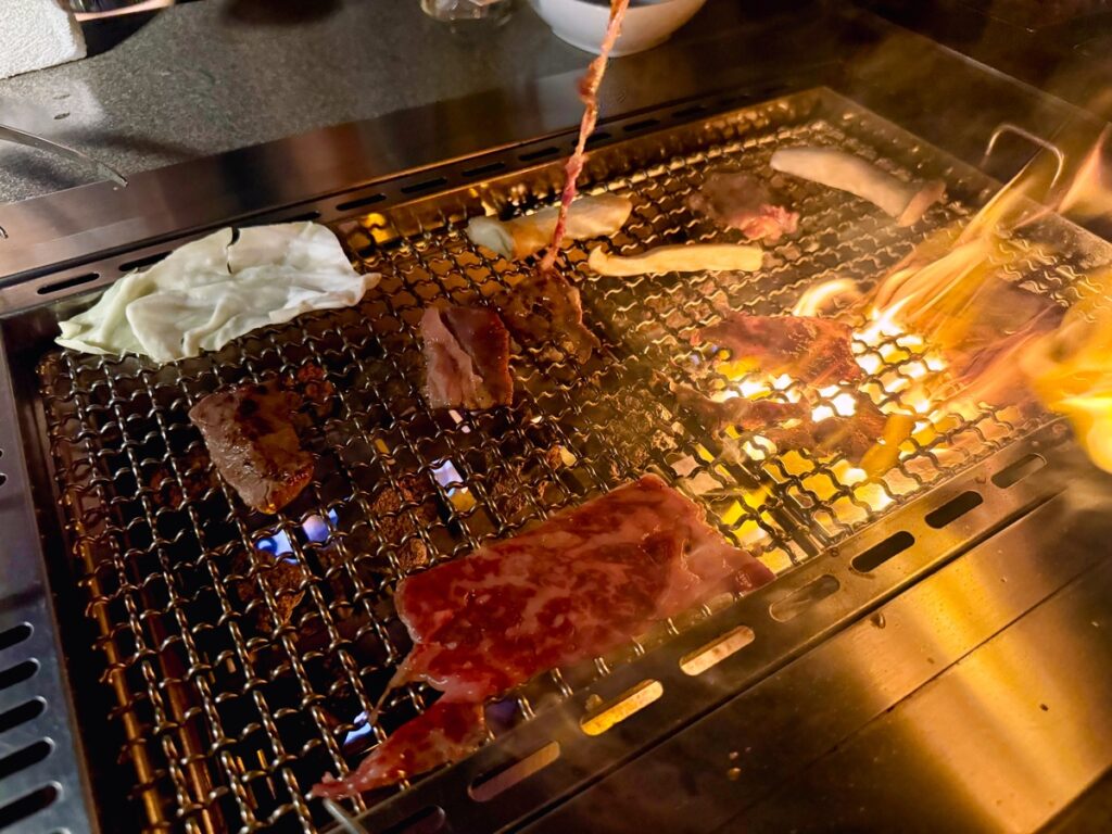 焼肉 天壇 祇園本店 鴨川スカイBBQガーデンの山伏コース焼肉中