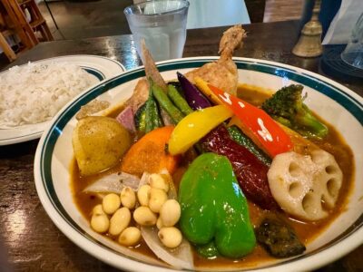 Rojiura Curry SAMURAI.平岸総本店のチキンと一日分の野菜20品目3