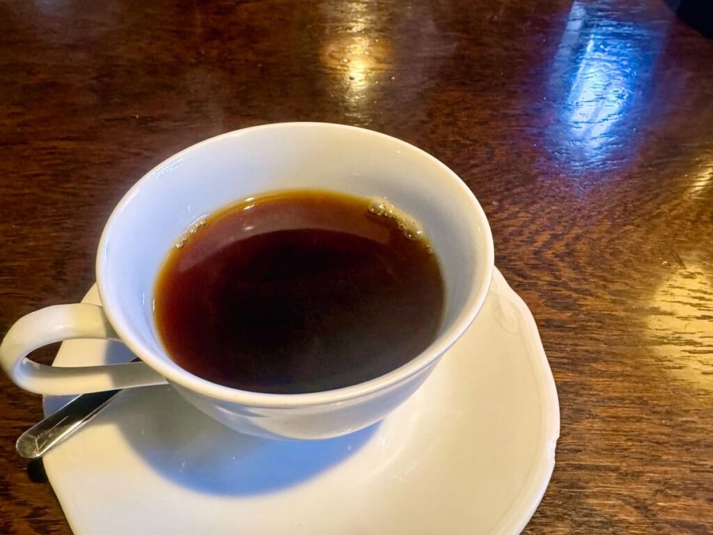 こうひいはうすのホットコーヒー