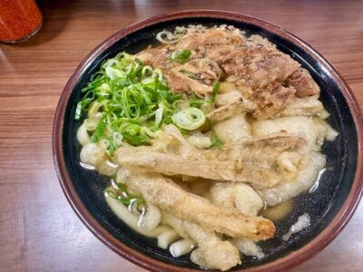 立花うどん 久留米の肉ごぼ天うどん3