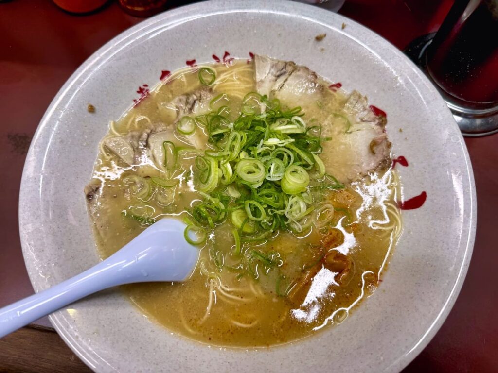 博多長浜ラーメンみよしのチャーシューメン1