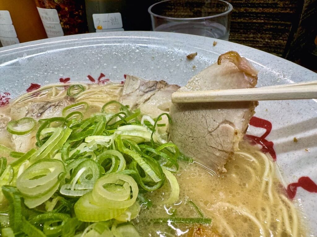 博多長浜ラーメンみよしのチャーシューメンチャーシュー