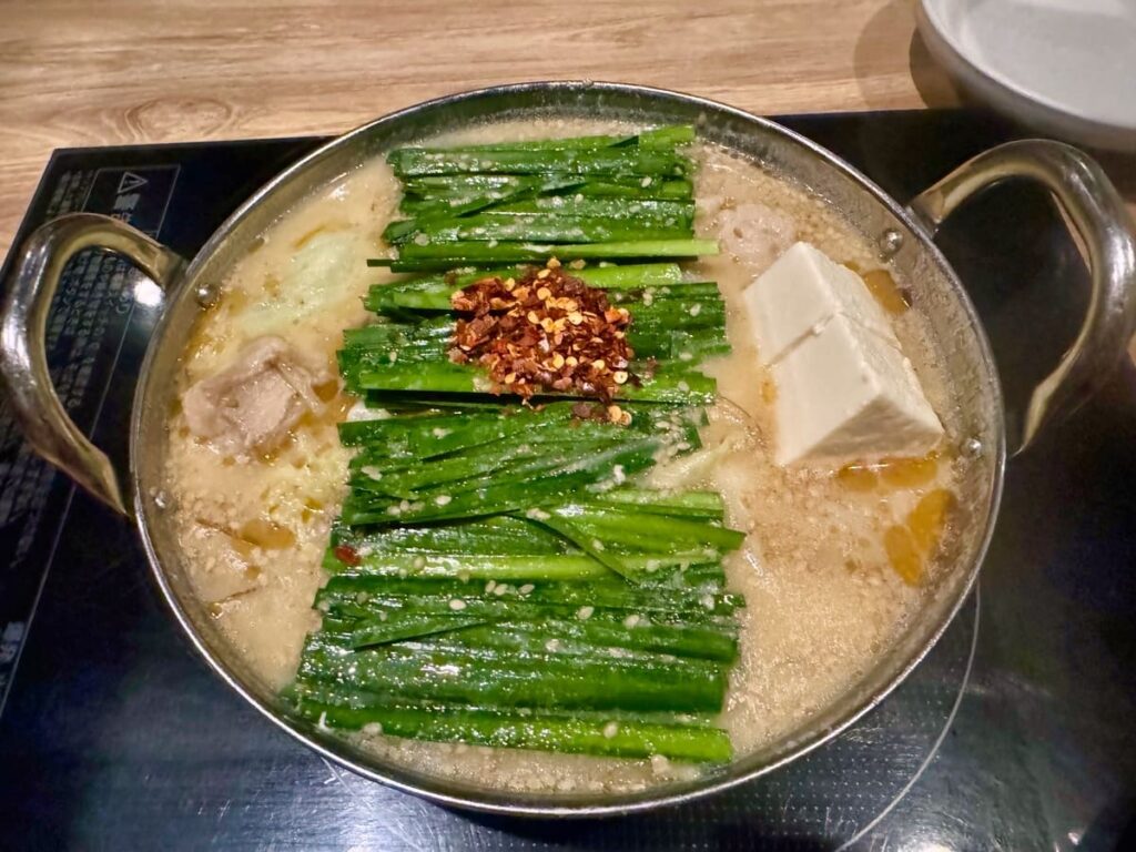 博多もつ鍋おおやま 本店のもつ鍋 みそ味1