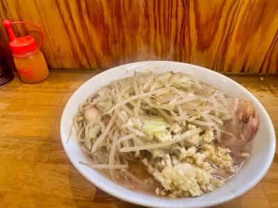 ラーメン二郎 前橋千代田町店の小豚ラーメン3