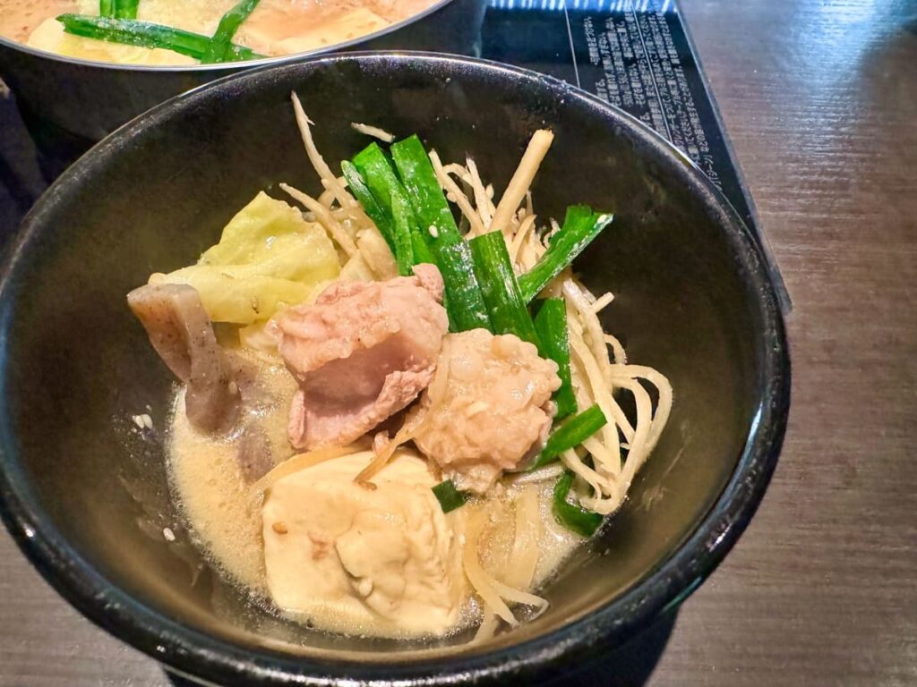 博多もつ鍋やま中 本店のみそもつ鍋 実食