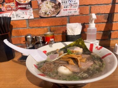 函館麺厨房あじさい 新千歳空港店の特極みラーメン3