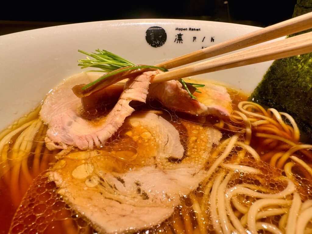 Nippon Ramen 凛 Kyotoの醤油らぁ麺 チャーシュー