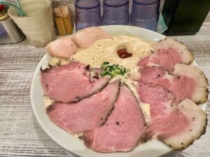 ラーメン家あかぎの特製鶏白湯しょうゆ3