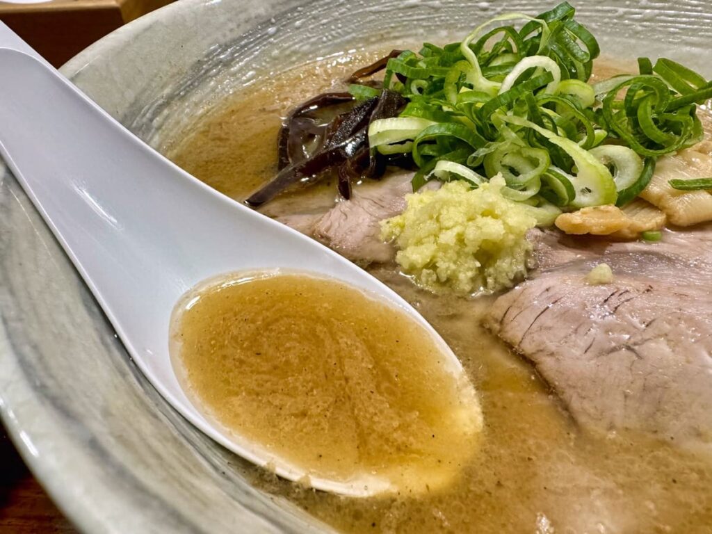 札幌ラーメン柳の味噌らーめん スープ