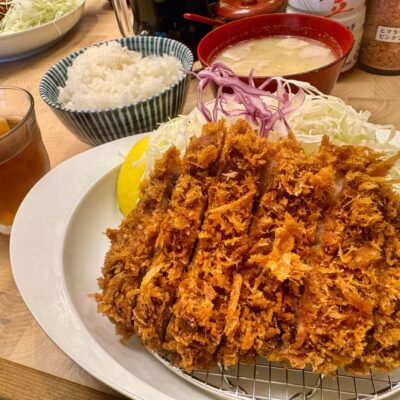 とんかつ檍 蒲田本店の沖縄あぐー豚の極上ロース定食3