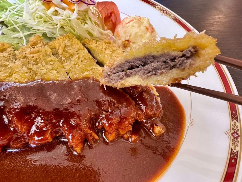 御影公会堂食堂の黒毛和牛のビフカツ 実食