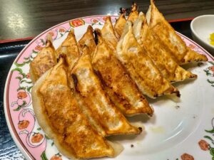 餃子の王将 四条大宮店のにんにく激増し餃子