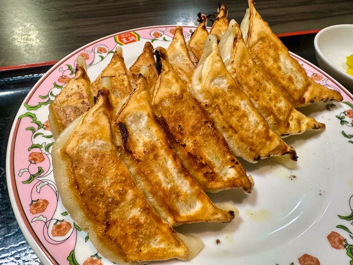 餃子の王将 四条大宮店のにんにく激増し餃子