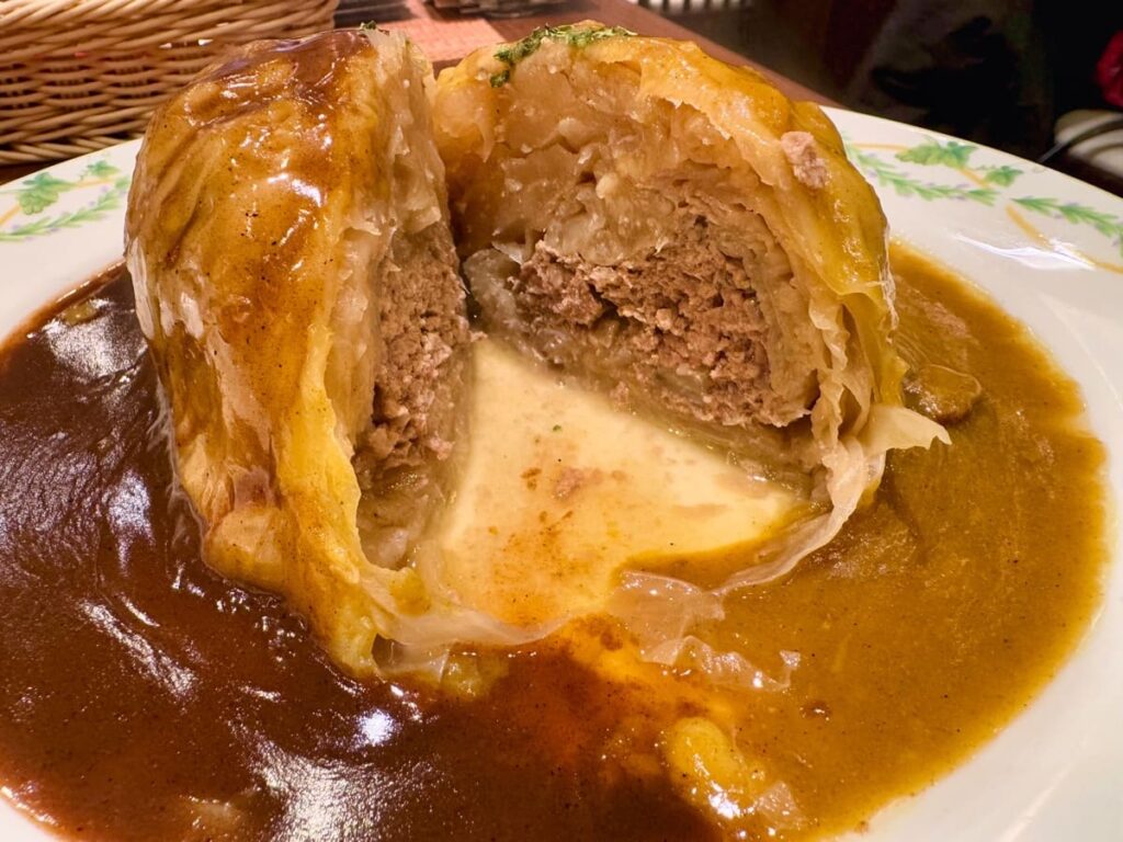 グリルマルヨシの特製ロールキャベツ 実食1