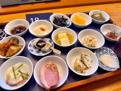 築地本願寺カフェTsumugiの18品の朝ごはん3