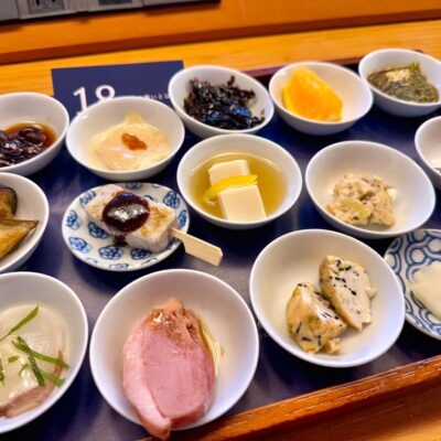 築地本願寺カフェTsumugiの18品の朝ごはん3