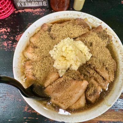 自家製太麺 ドカ盛りマッチョ 三ノ宮店のラーメン並1