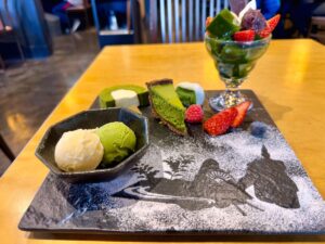 伊藤久右衛門 宇治本店の源氏物語 いちご抹茶プレート1