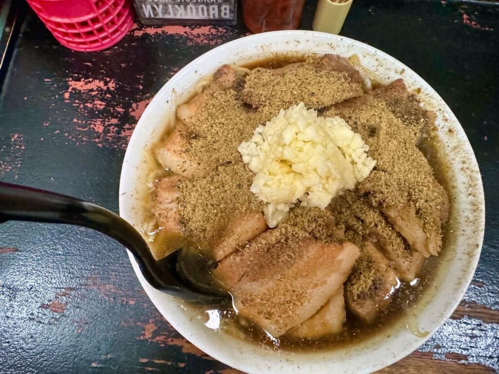自家製太麺 ドカ盛りマッチョ 三ノ宮店のラーメン並3