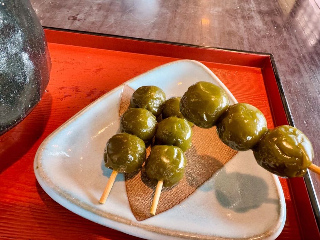 通圓本店の茶だんご 実食