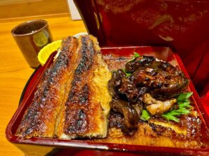 炭焼うな富士 大丸京都別邸の肝入り特上うな重3